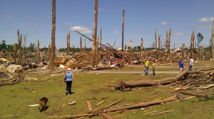 Widespread destruction from the 4/27/2011 Tuscaloosa Tornado. photo by Tanya Mikulas