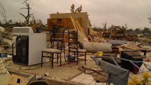 kitchen with no walls